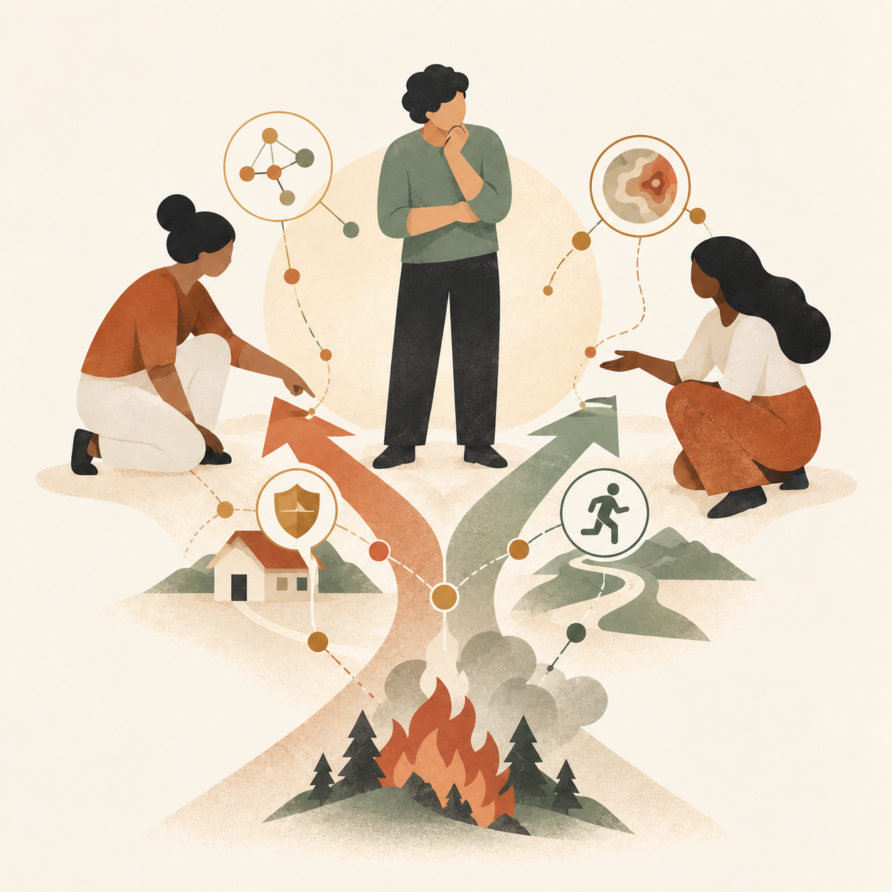 Human Decision-Making & Behavior illustration